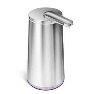 SimpleHuman Foam Sensor Pump Rechargable Soap Dispenser- Silver